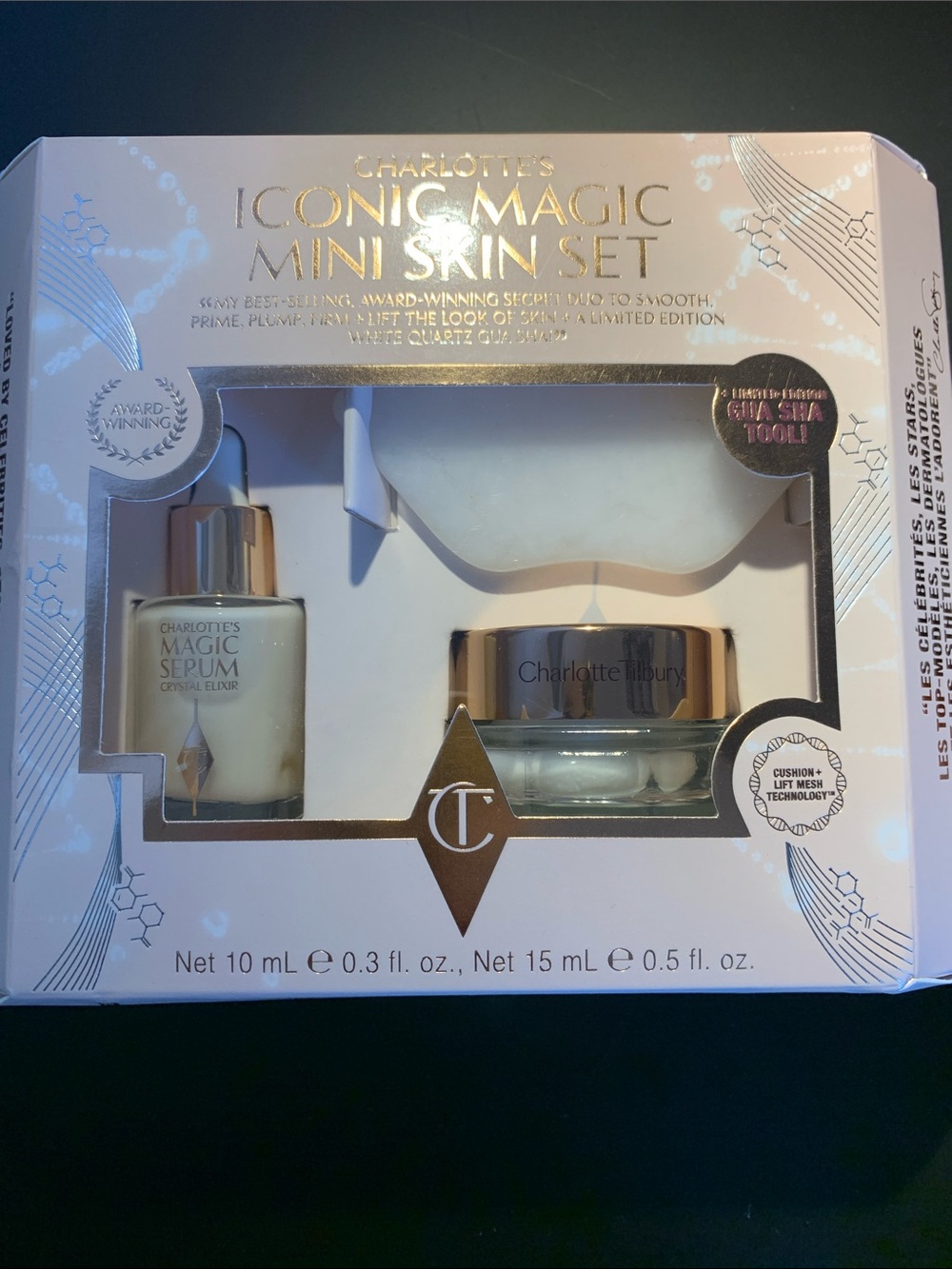 Charlotte Tilbury Iconic Magic Mini Skin Set - Rose Gold & Cream - New!